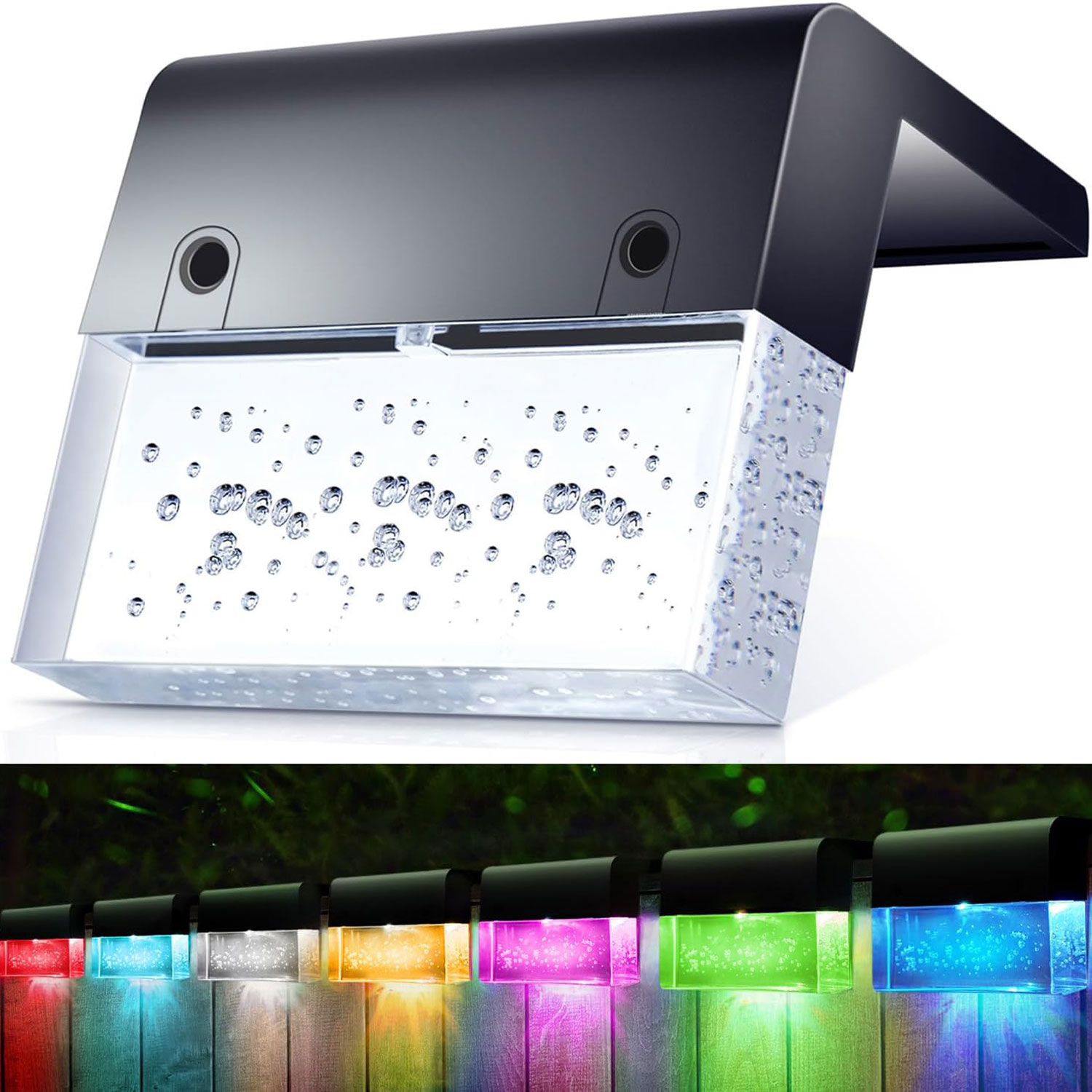 Outdoor Power Post - Luzes de cerca solares ao ar