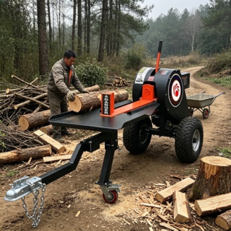 Log Splitter Electric - Rachador de Lenha Elétrico Hidráulico de