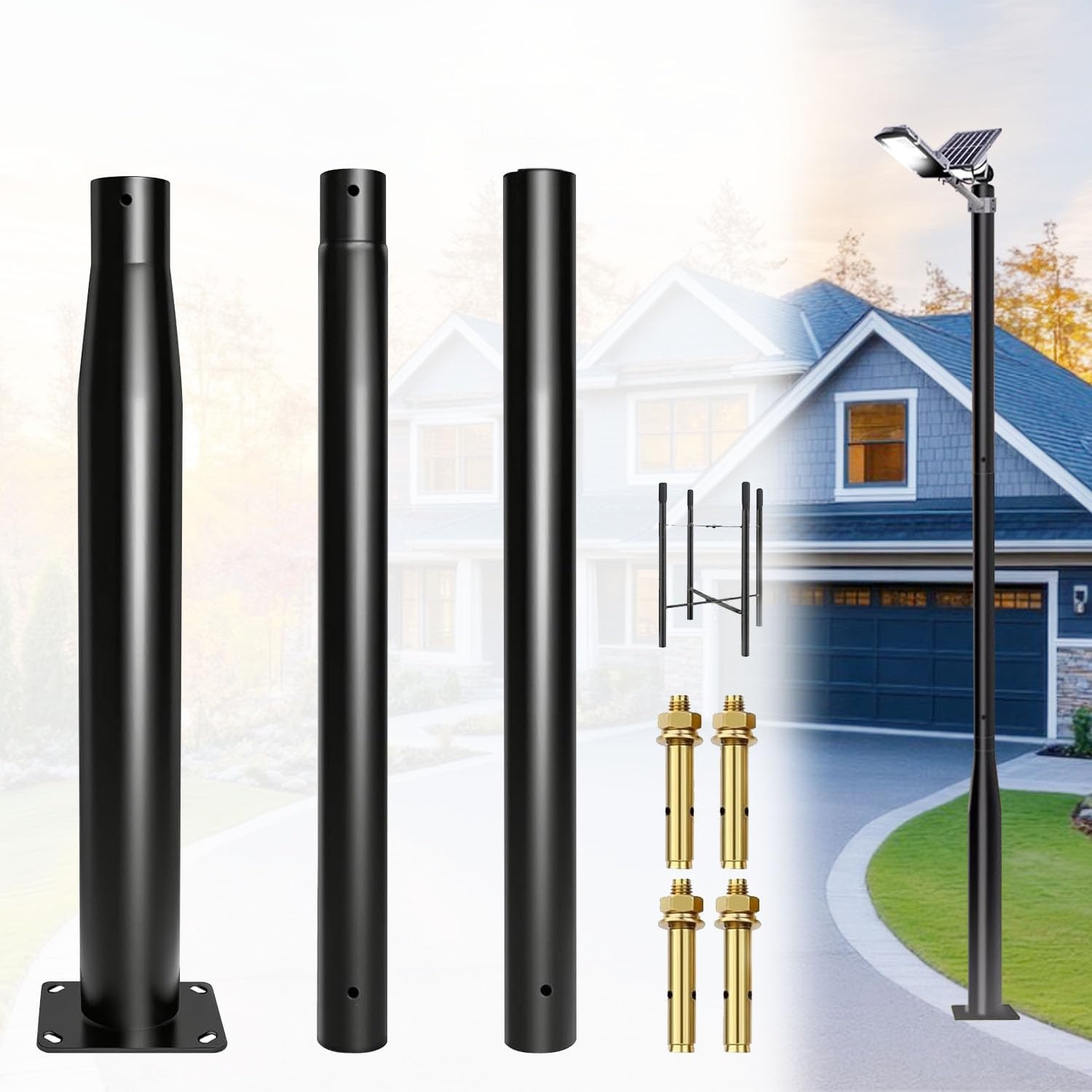 Outdoor Power Post - Conjunto Universal de Poste de Luz