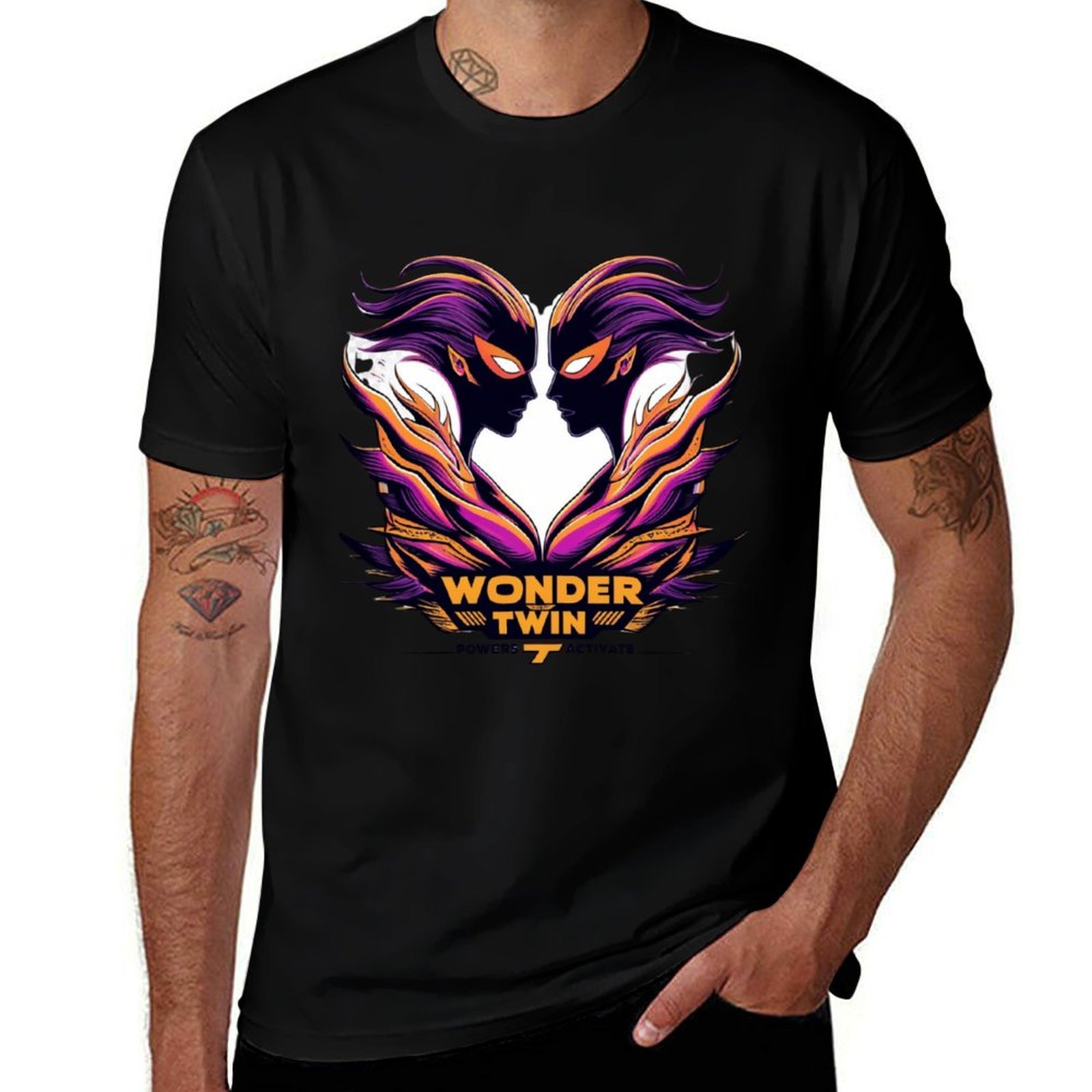 Outdoor Power Block - Wonder Twin Powers: Camiseta Ative Seu