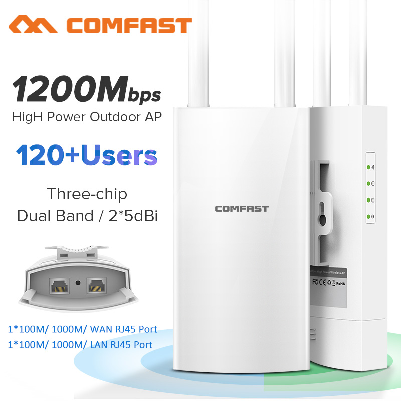 Outdoor Power Post - COMFAST Outdoor AP Gigabit Port EW72V2