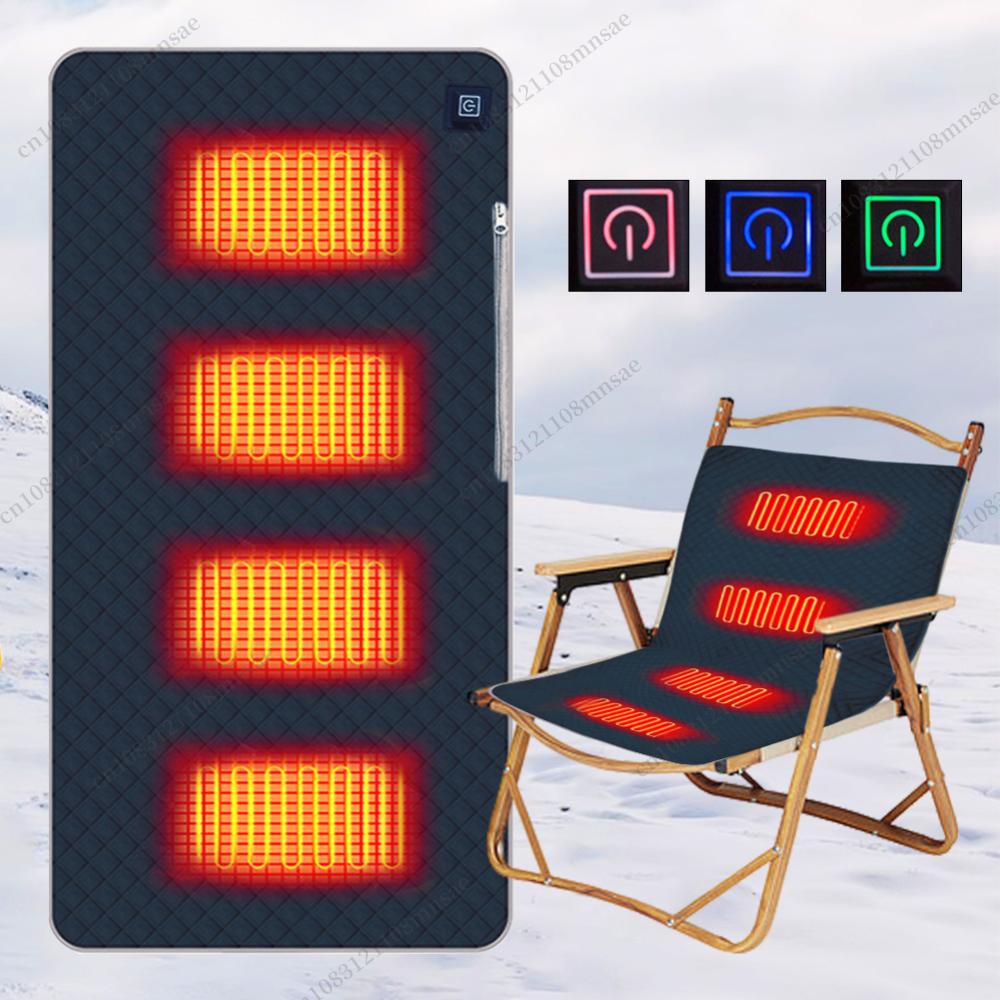 Outdoor Power Pedestal - USB Electric Camping Chair Mat, 4