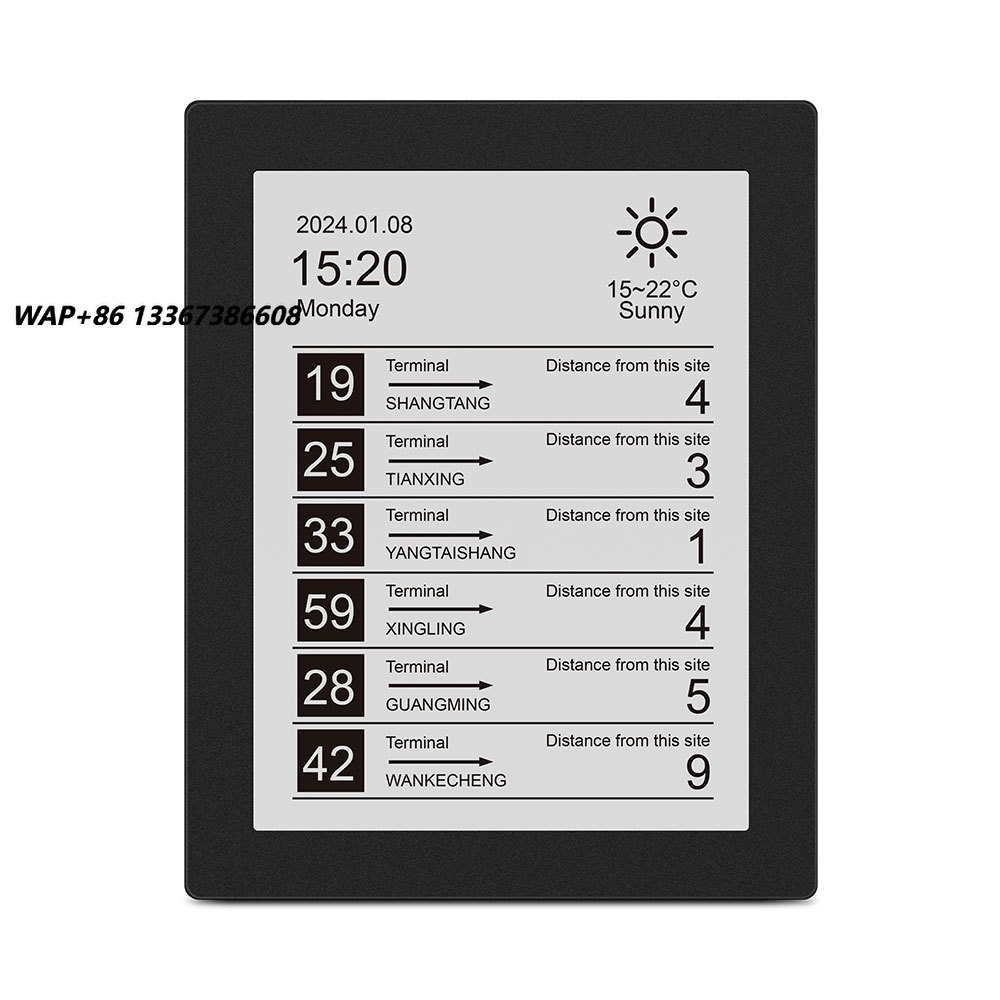 Outdoor Power Board - Display Eletrônico de Papel E-ink de