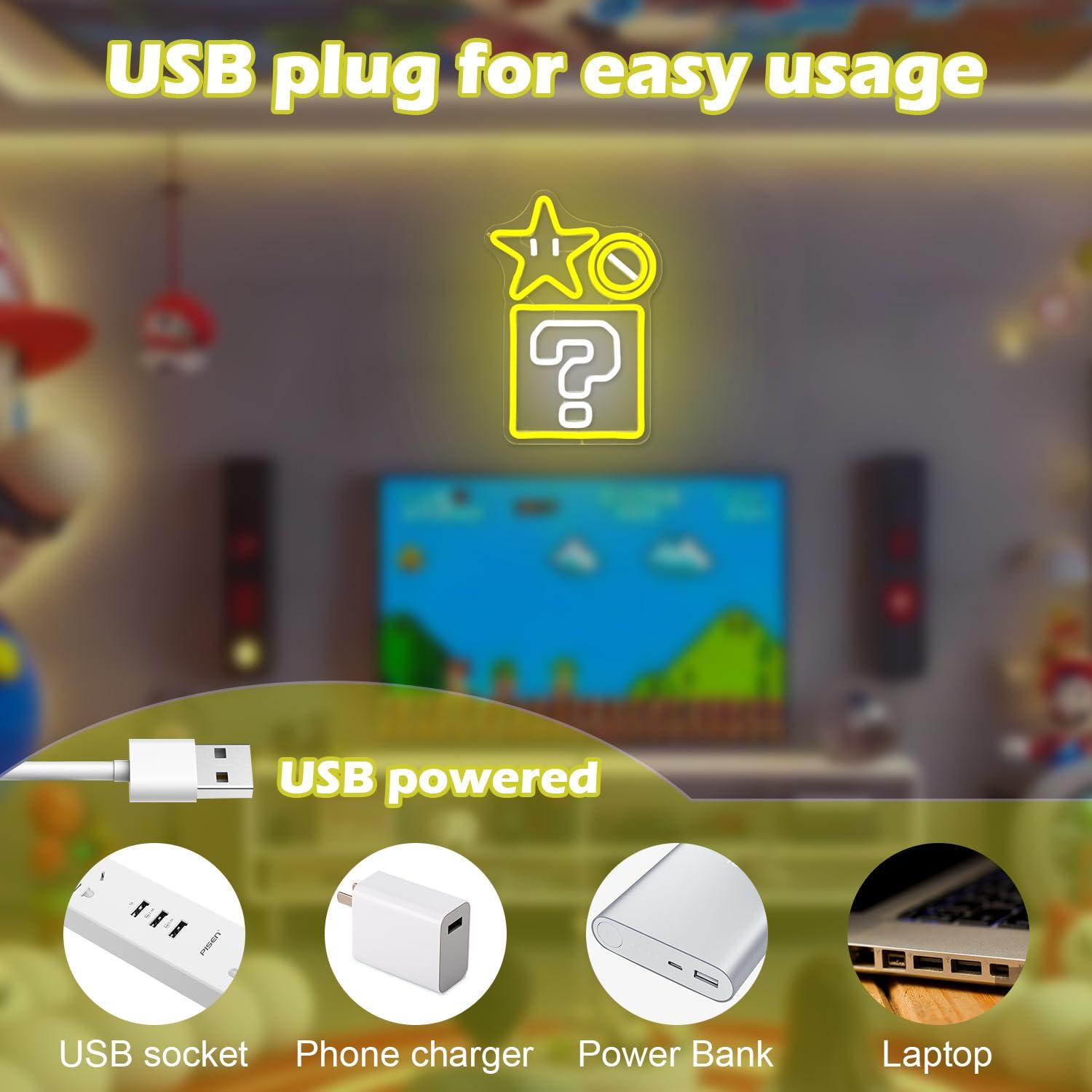 Letreiro Neon LED Regulável US - Outdoor Power Block avaliação e preço