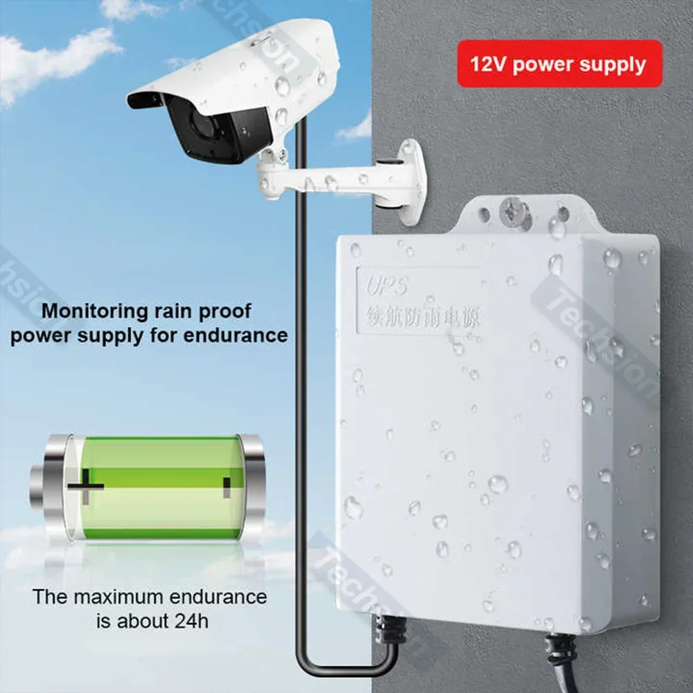 Saída dupla de 12V 2A para ext - Ups Power Supply Outdoor avaliação e preço