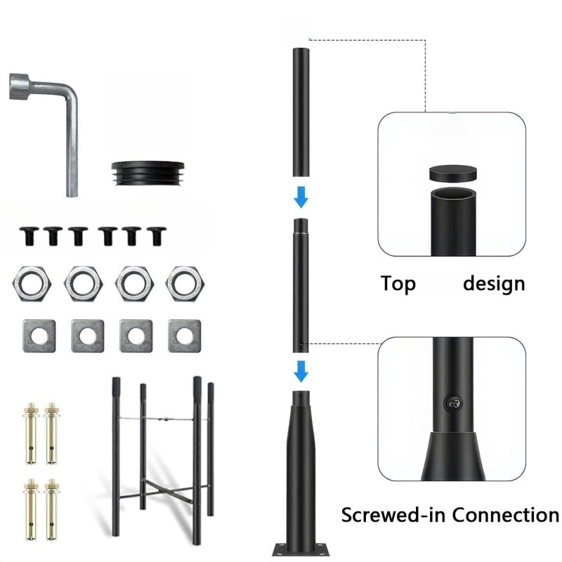   Conjunto Universal de Poste  - Outdoor Power Post avaliação e preço