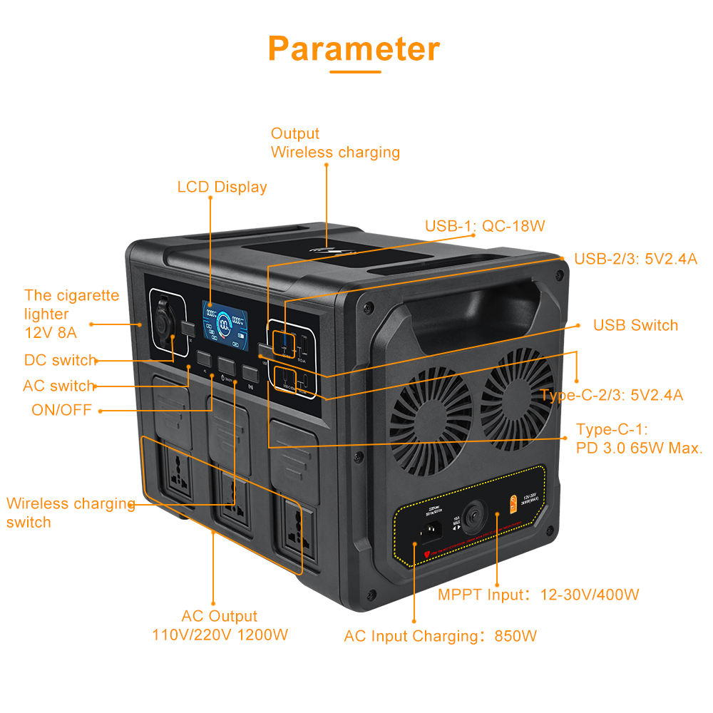 Gerador Solar Portátil de 1200 - Power Outdoor avaliação e preço