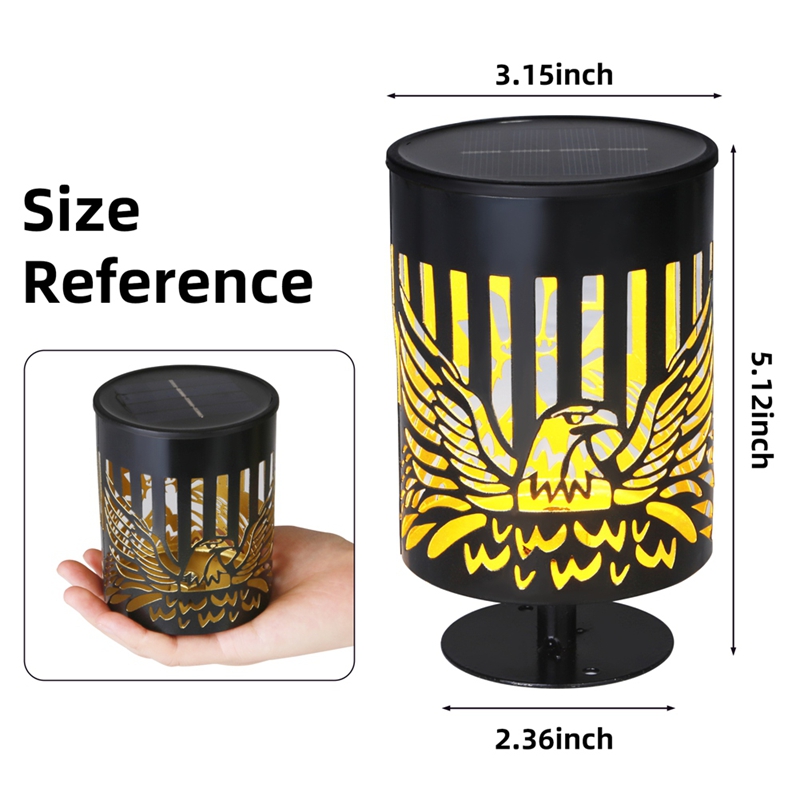 2 pacote de luzes de cerca sol - Outdoor Power Post avaliação e preço