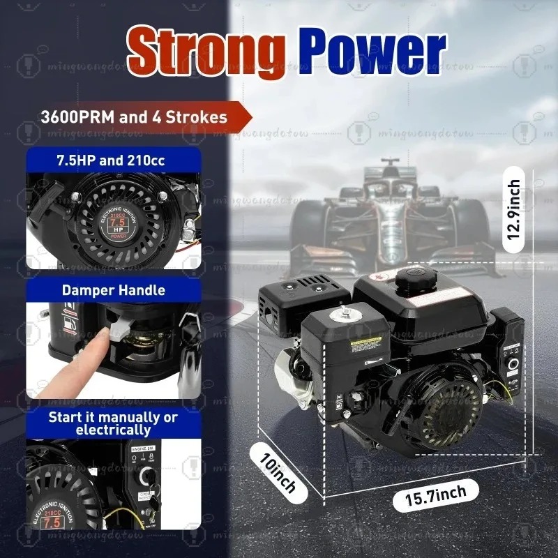 Motor a Gasolina de 4 Tempos 2 - Log Splitter Electric avaliação e preço